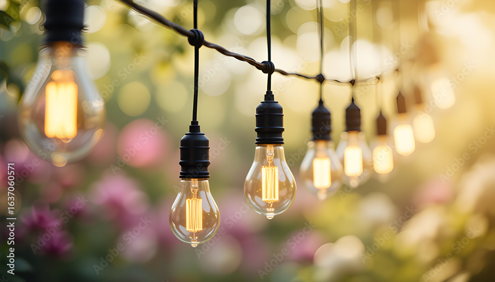 Obraz premium Rustic Hanging Lights