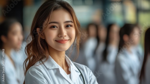 Confident young Asian medical professional, a symbol of modern healthcare practices