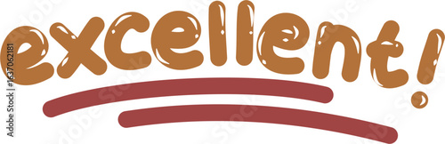 Excellent text with brown and Maroon colors