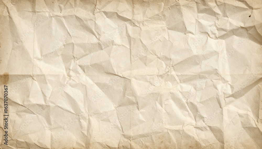Obraz premium Vintage Crumpled Paper Texture Background