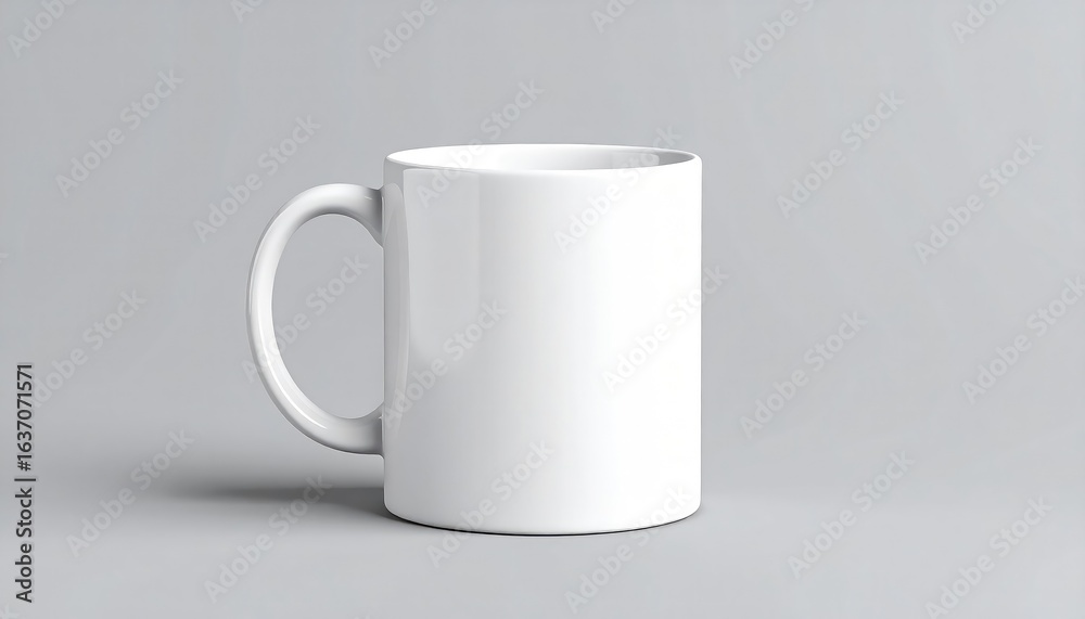 Ceramic mug mock-up on isolated background Ceramic mug mock-up on isolated background