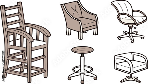 set of chairs