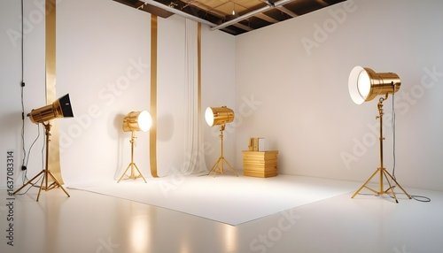 Photo interior modern design room 3d illustration