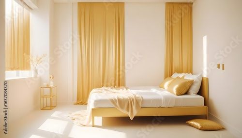 Photo interior modern design room 3d illustration