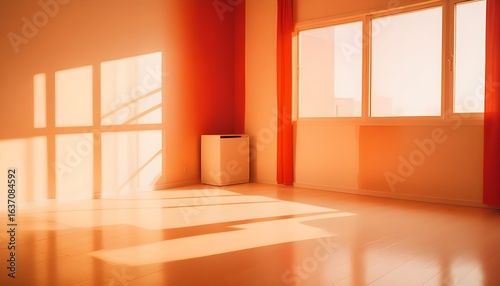 Photo interior modern design room 3d illustration