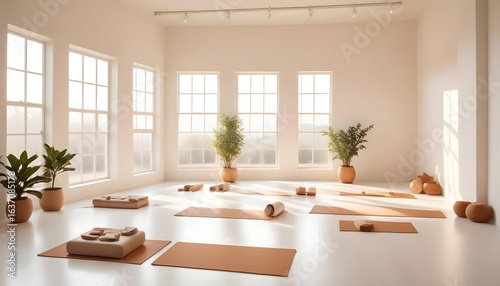 Photo interior modern design room 3d illustration