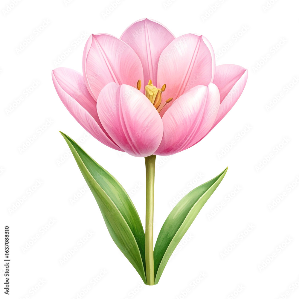 Fototapeta premium watercolor daisy wedding bouquet illustration isolated png