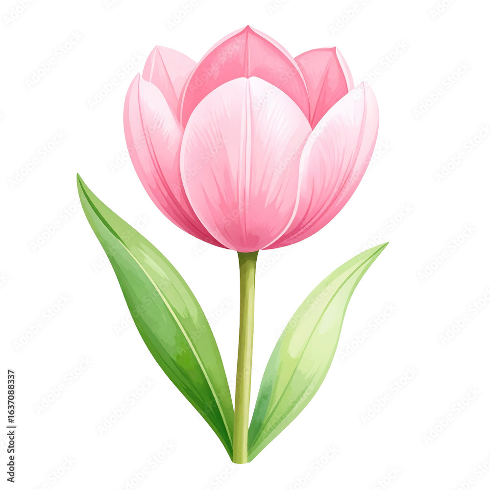 Fototapeta premium watercolor daisy wedding bouquet illustration isolated png