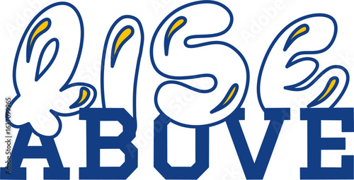 typography cartoon style text design for streetwear, t-shirt, or wall art design - Vector