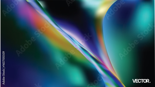 Vibrant, eyecatching, and colorful abstract wave art background that captivates the senses