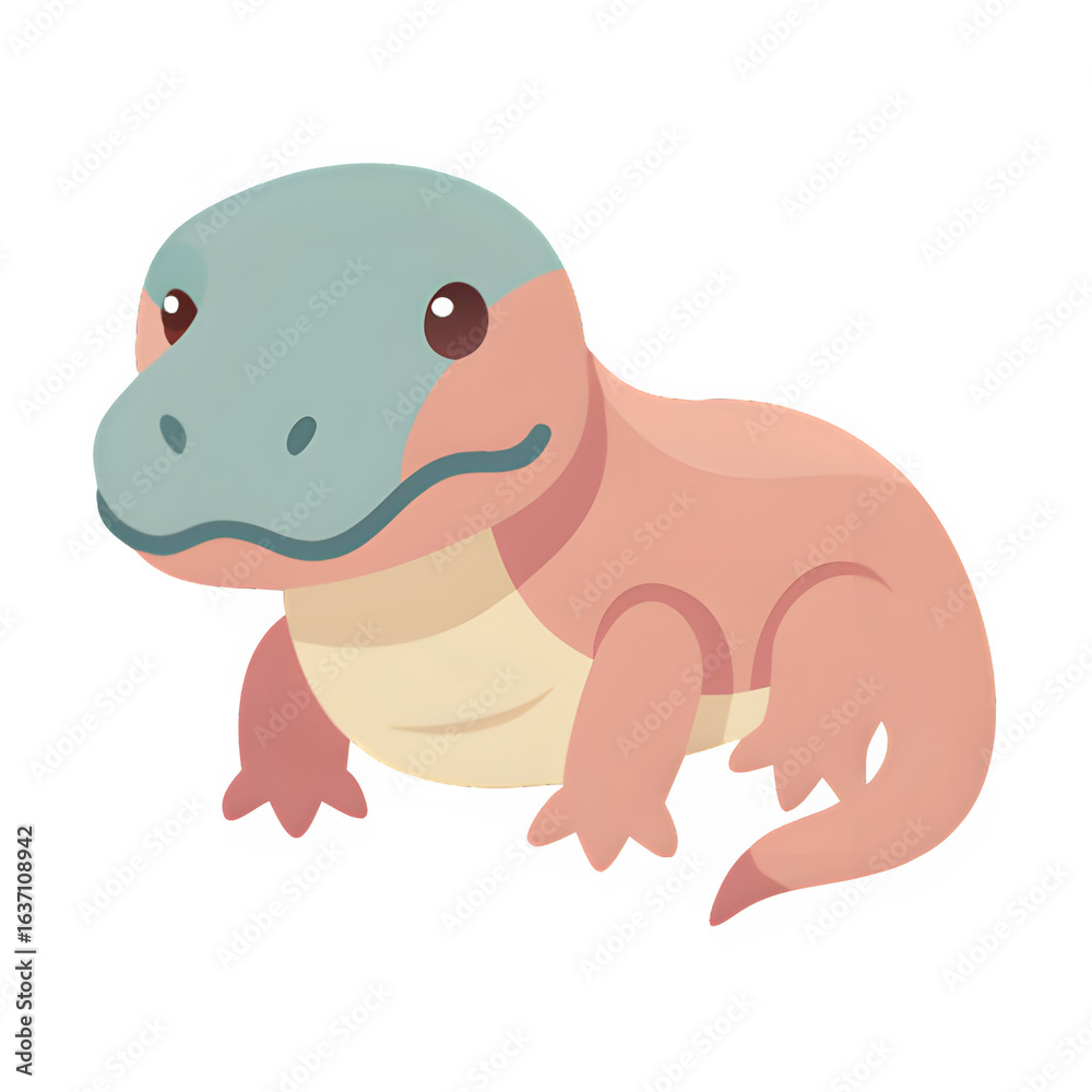 Fototapeta premium Komodo Dragon Icon – Minimal Vector Silhouette of the World’s Largest Lizard, Flat Reptile Design for Wildlife Logos, Exotic Animal Graphics, Nature Symbols, and Endangered Species Illustrations