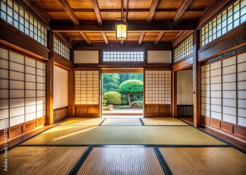 traditional shoji house interior