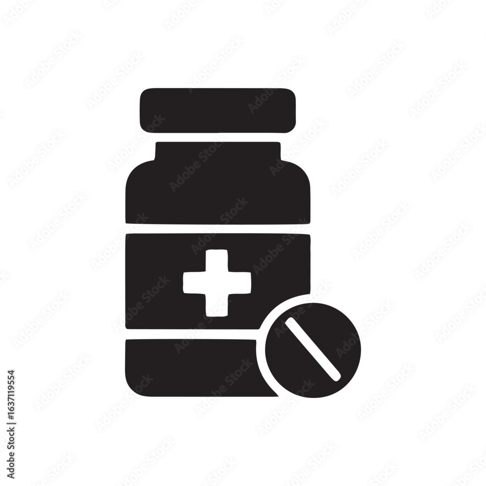 Obraz premium fisrt aid kit icon vector