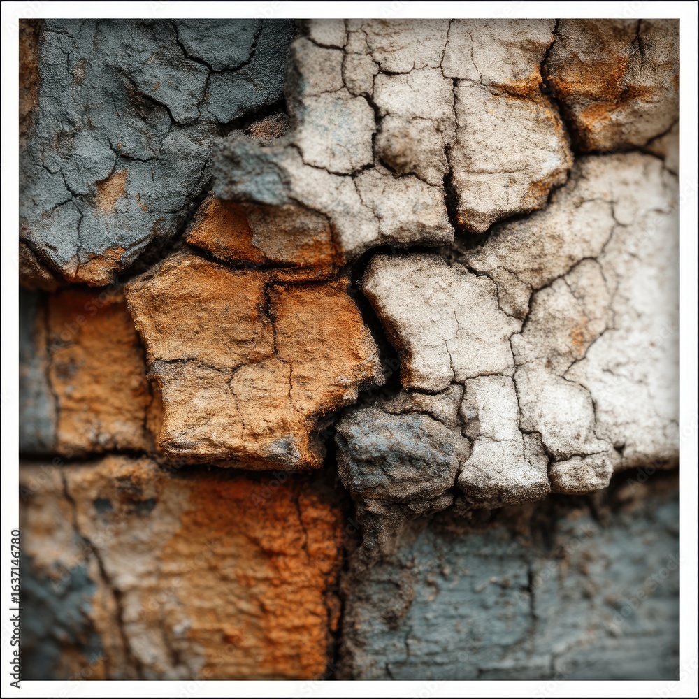 Fototapeta premium Abstract Desaturated Bark Texture in Earthy Tones
