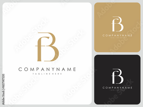 FB initials logo vector