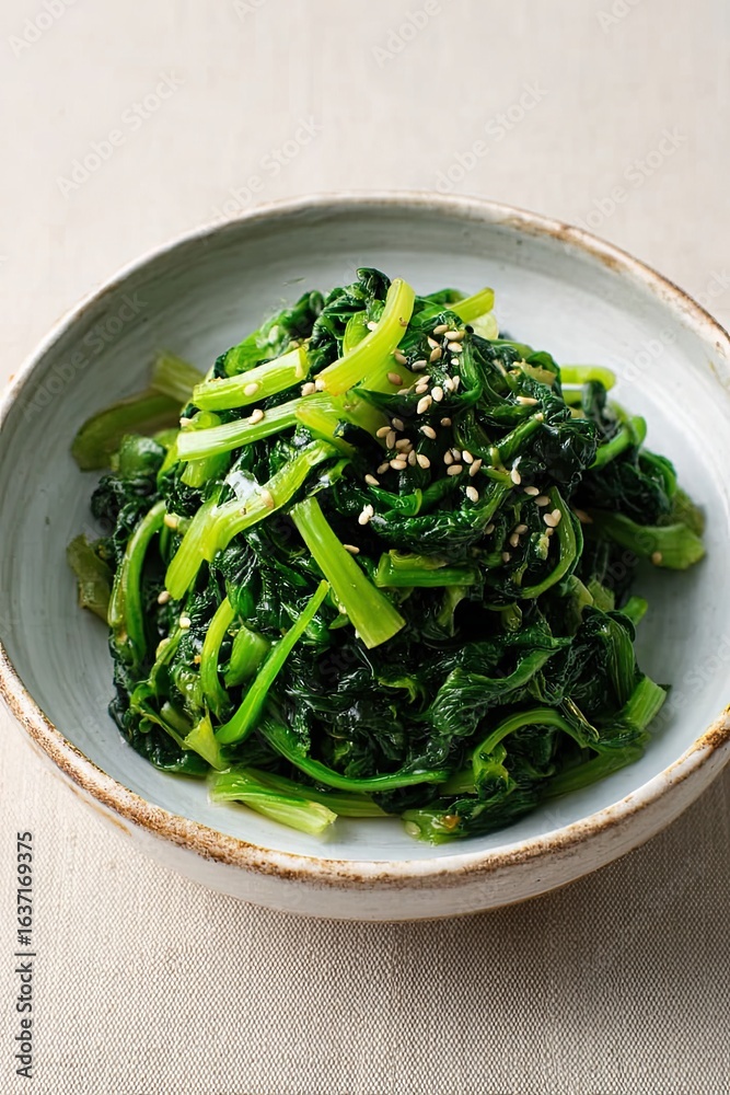 Korean Spinach Namul – Seasoned Spinach Side Dish with Sesame Korean Spinach Namul – Seasoned Spinach Side Dish with Sesame