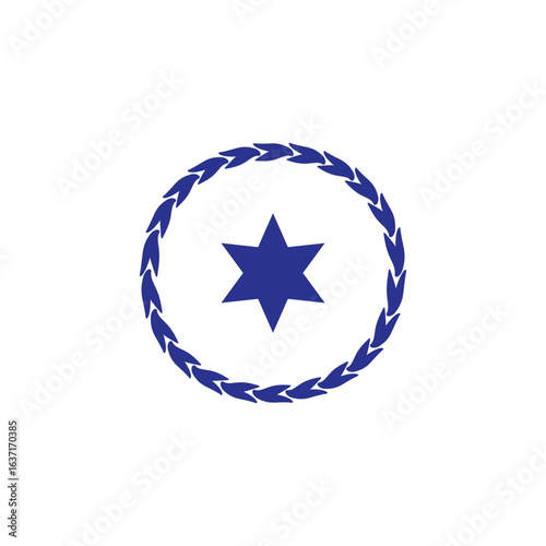 star of david vector illustration