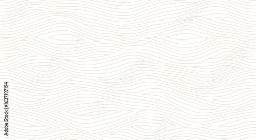 Subtle, flowing, organic wavy lines create a minimalist, abstract, and serene background pattern with a delicate, light beige hue.