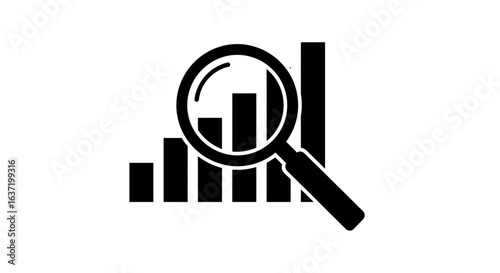 Business Data Analysis and Growth Research Icon