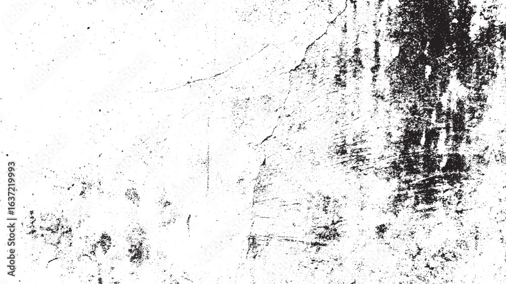 Fototapeta premium Abstract Distressed Black and White Grunge Wall Texture