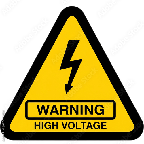 high voltage sign