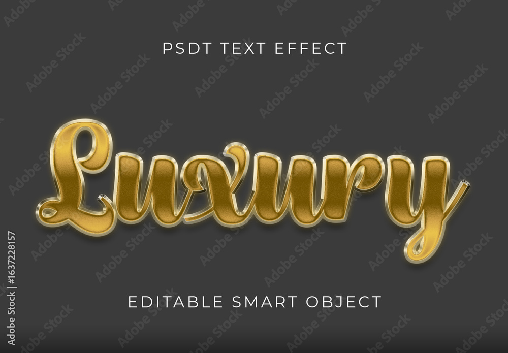 Expensive Cursive Gold Luxury Chrome Cursive Font Elegant Glossy Script Text Effect Stock ...