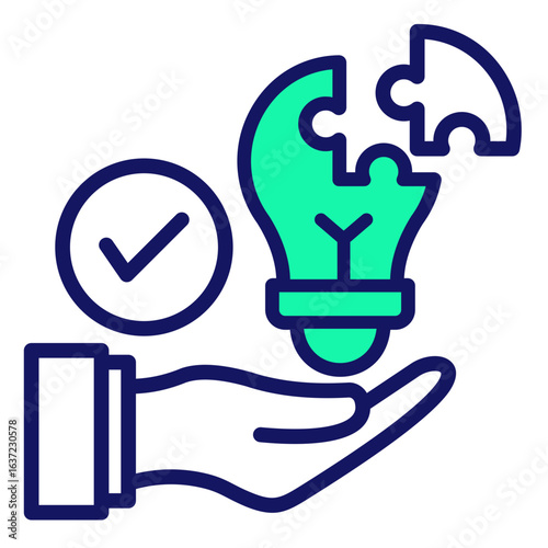 Problem Solver  Icon Element For Design