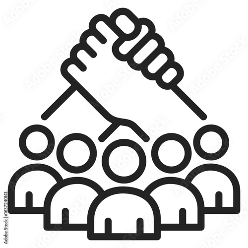 Support Team  Vector Icon 