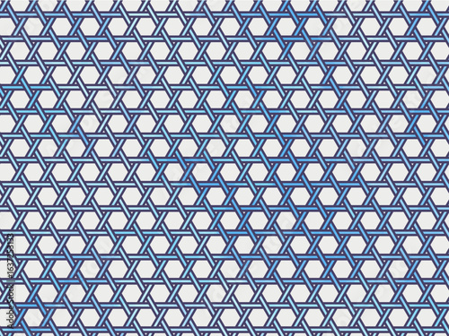 籠目文様　５　美しい日本の和柄の背景　水彩グラデーション