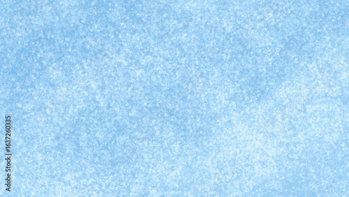 Cute grainy blue texture background with soft snowy effect. Abstract rough surface reminiscent of winter frost or snowfall. Ideal for seasonal design, backgrounds, posters, and prints.