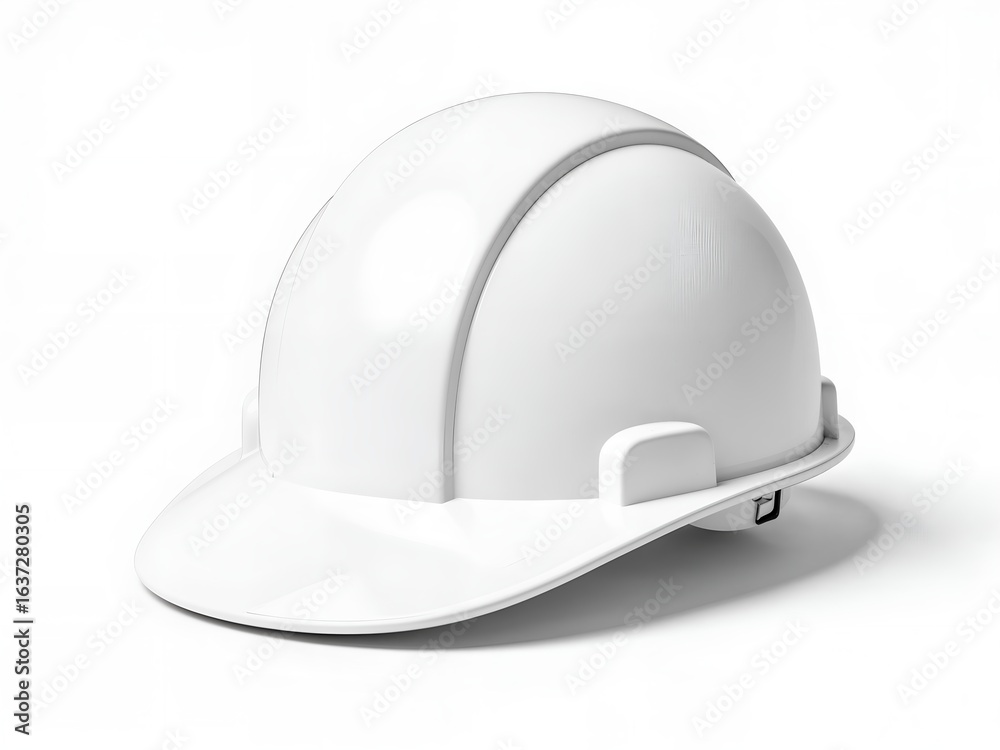 Fototapeta premium Classic White Hard Hat