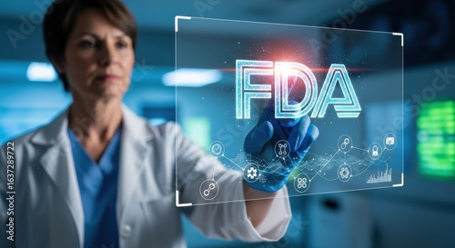 Innovative medical research, demonstrating FDA regulation through technology