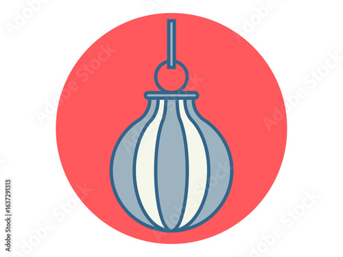 Boxing bag icon. Sport vector icon. Solid editable vector icons. Flat illustration.