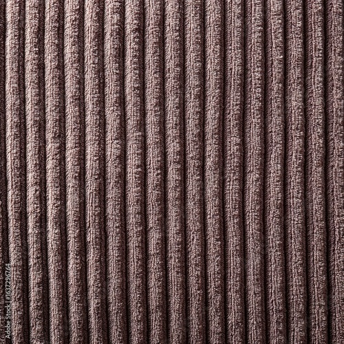 Close-up of textured corduroy fabric
