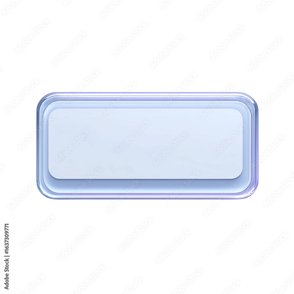 Modern Glass Rectangular Nameplate Mockup - Blank Modern Glass Rectangular Nameplate Mockup - Blank