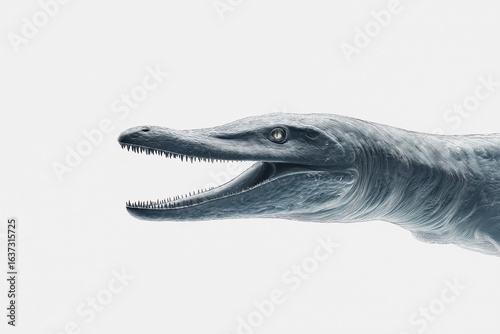 Fototapeta Naklejka Na Ścianę i Meble -  fierce plesiosaurus, fierce Mosasaurus, dinosaur, fish, animal, isolated, nature, sea, wildlife, lizard, under the sea, jurassic, cretaceous, carnivorous dinosaurs, herbivorous dinosaurs, marine 