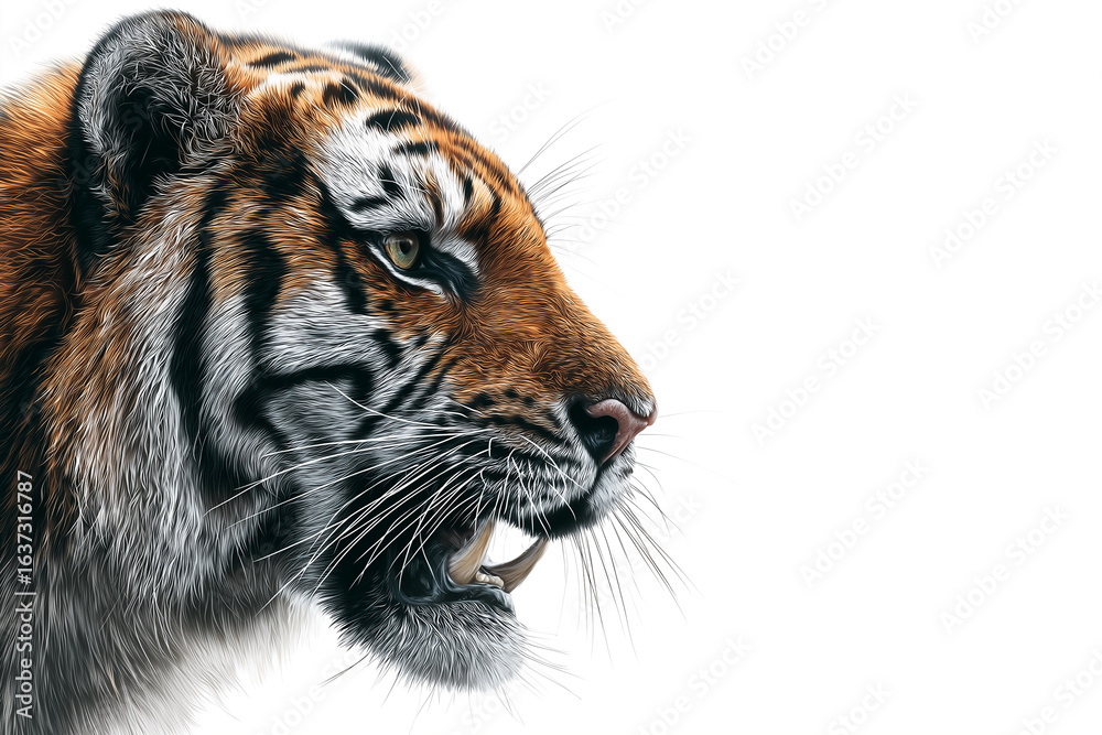 Fototapeta premium tiger, cat, animal, wildlife, wild, feline, predator, zoo, nature, mammal, stripes, carnivore, siberian, big, head, fur, bengal, dangerous, danger, wildcat, striped, safari, eyes, hunter, tigers