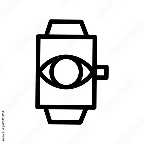 smartwatch line icon