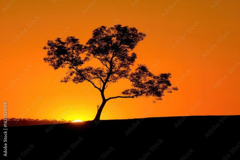 Sunset Silhouette Sunset Silhouette
