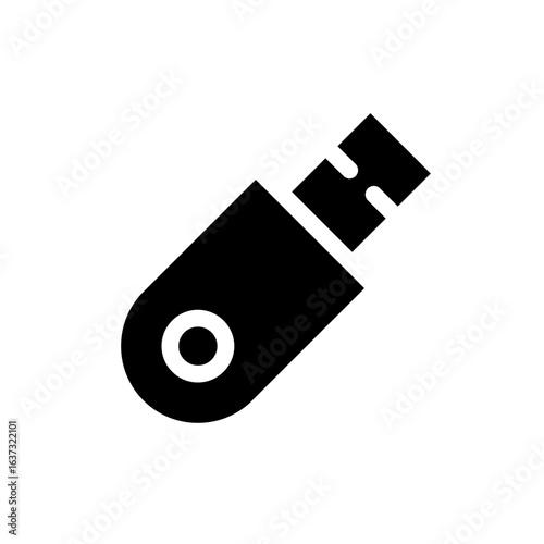 pen drive glyph icon