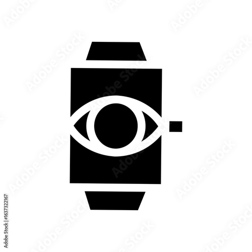 smartwatch glyph icon