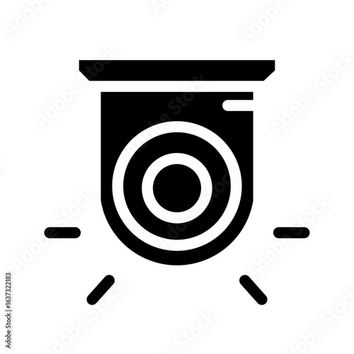 webcam glyph icon