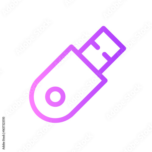 pen drive gradient icon