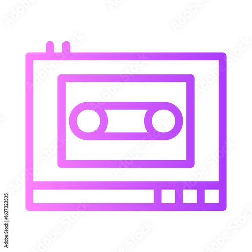 recorder gradient icon