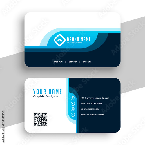 professional individual name card design for office executives