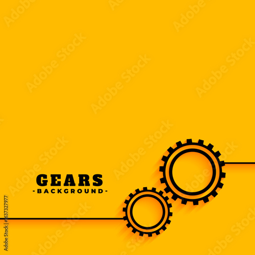 dark black rack and pinion wheel symbol background