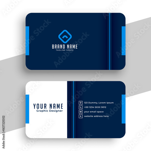 premium and stylish business visiting card template a corporate stationery