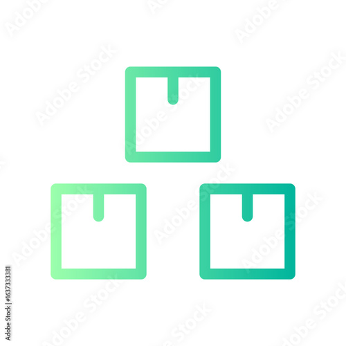 packages gradient icon