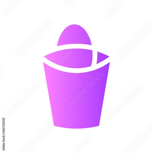 bucket gradient icon