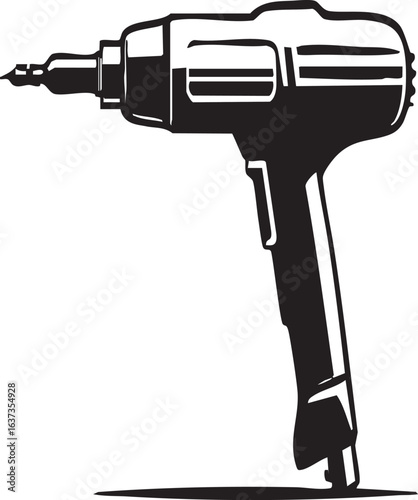 drill isolated on white background